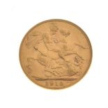 Gold coin - Edward VII sovereign 1910 Condition: