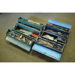 Tools - Quantity of workshop hand tools etc in two metal tool cases Condition: