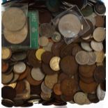 Coins - Large quantity of various G.B. and World coinage Condition: