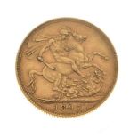 Gold coin - Victorian sovereign 1897 Condition: