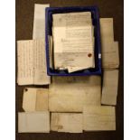 Collection of 18th and 19th Century velum and other legal documents Condition: