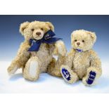 Two modern Steiff teddy bears - 1902-2002 Centenary Bear and Queen Elizabeth II Golden Jubilee Bear,