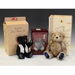 Three modern Steiff limited edition teddy bears comprising: Buckingham Bear, Club Event 2003 Bear