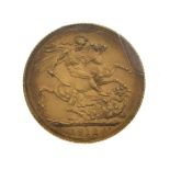 Gold coin - George V sovereign 1912 Condition: