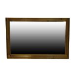 Modern natural pine framed rectangular wall mirror Condition: