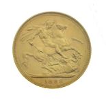 Gold coin - Victorian sovereign 1888 Condition: