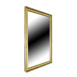 Modern rectangular gilt framed mirror, 115cm x 89cm Condition: