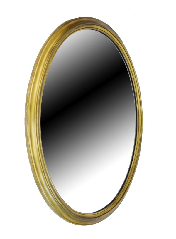 Oval gilt framed mirror Condition: