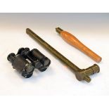Militaria - World War I periscope MK IX 1918 by Beck Limited, No.14968 together with a pair of