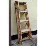 Vintage pine folding steps Condition: