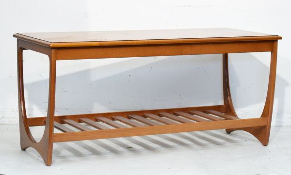 G-Plan teak rectangular coffee table with slatted under tier Condition: