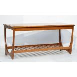 G-Plan teak rectangular coffee table with slatted under tier Condition:
