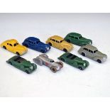 Eight 1950's period Dinky die-cast model cars Condition: