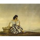 Sir William Russell Flint - Two signed limited edition prints - Balance and Griselda, each signed in