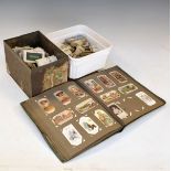 Quantity of various cigarette cards in an album and loose Condition: