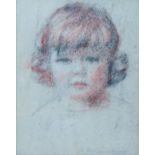 William Robert Symonds (1851-1934) - Charcoal and red chalk study - Portrait of the young Anthony