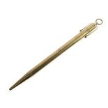 9ct gold 'Bakers Pointer' propelling pencil, hallmarked for Birmingham 1937, 11cm long exclusive