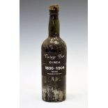 Vintage Port labelled 'circa 1896-1904', one bottle (1) Condition: Wax seal is broken and cork