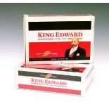 Cigars - A sealed box of fifty King Edward Invincibles, together with a part box of thirty-eight