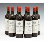 Château Montrose 1978 Saint-Estephe, eight bottles (8) Condition: Levels and seals good, light