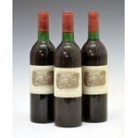 Château Lafite-Rothschild 1983 Pauillac, three bottles (3) Condition: Levels and seals good, light