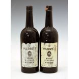 Warre's Vintage Port 1960, two bottles (2) Condition: Seal is missing though cork is untouched,