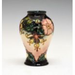 Modern Moorcroft 'Oberon' baluster vase, 16cm high Condition: No obvious faults or restoration - **