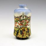 Modern Moorcroft 'Andalucia' waisted cylindrical vase, 20.75cm high Condition: No obvious faults