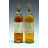 Château Rieussec 1970 1st Grand Cru Sauternes, two bottles (2) Condition: Seals in good order,