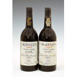 Graham's Vintage Port 1983, two bottles (2) Condition: Levels good and seals intact, labels are