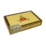 Cigars - A sealed box of twenty-five Montecristo No.4 Condition: Box is sealed, we cannot