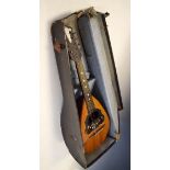 Late 19th/early 20th Century Italian mandolin by Giovanni Crispi & Figli of Naples, the interior