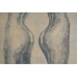 Gerald S. Benney (Silver Smith) - Limited edition coloured print - Two female nudes, 16/50, signed