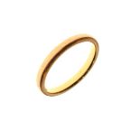 22ct gold wedding band, size K Condition: