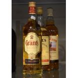 Wines & Spirits - Scotch Whisky - Famous Grouse, 1 litre bottle, Bell's, 1 litre bottle and White