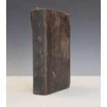 Books - The Book Of Common Prayer, printed by William Fenner 1734, one volume Condition: