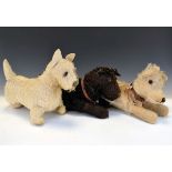 Three vintage soft toys - Dogs Condition: