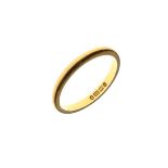 22ct gold wedding band, size M, 2.9g approx Condition: