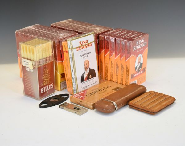 Cigars - 28 sealed packs of five King Edward Imperials, a similar pack of 5 King Edward Invincible