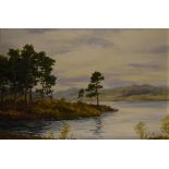Robert Egginton - Oil on board - A lakeland landscape, signed, framed Condition: