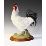 Border Fine Arts figure of a white cockerel, No.739448 Condition: