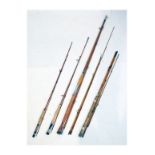 Collection of various cane fishing rods Condition: