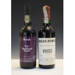 Wines & Spirits - One bottle of Dalva Porto 1982 Late Bottled Vintage Port together with a bottle of