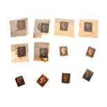 Stamps - Collection of eleven Penny Blacks together with a 2d Blue Condition: