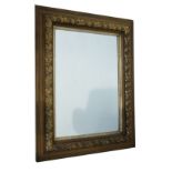 Gilt framed rectangular wall mirror Condition: