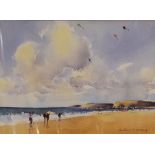 Anthony Avery - Watercolour - Kite Flying, signed, unframed Condition: