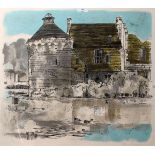 Peter Gauld - Signed limited edition print - Scotney Castle, No.71/125, signed and numbered in