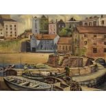 A.Wallace Martin - Oil on board - Tenby, signed, titled and dated 1977, framed and glazed Condition: