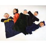 Five vintage Punch & Judy figures Condition: