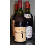 Wines & Spirits - Bottle of Hospices de Beaune 1966, bottle of Vieux Chateau Pargade 1985